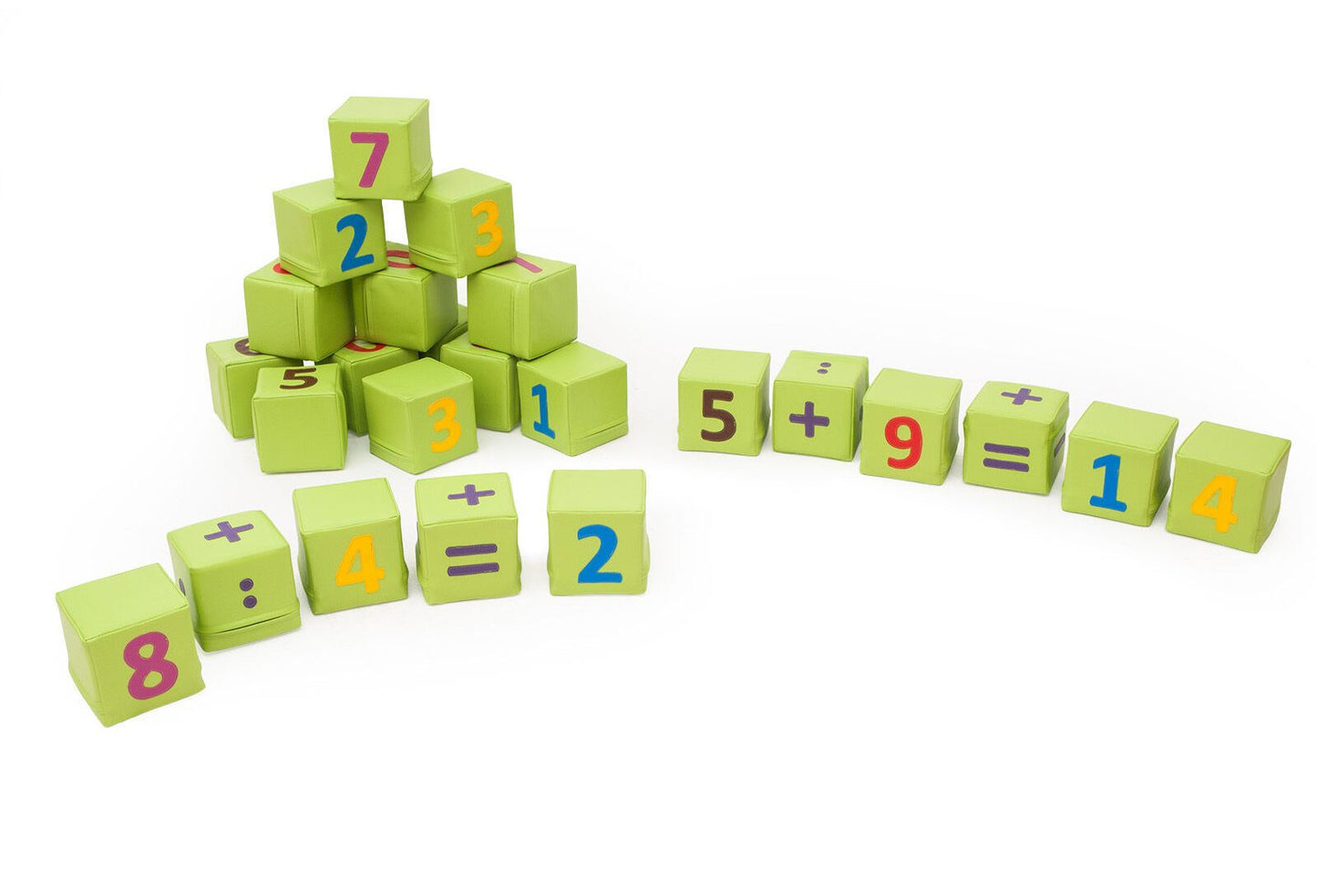 Set 24 Cubi Didattici Morbidi