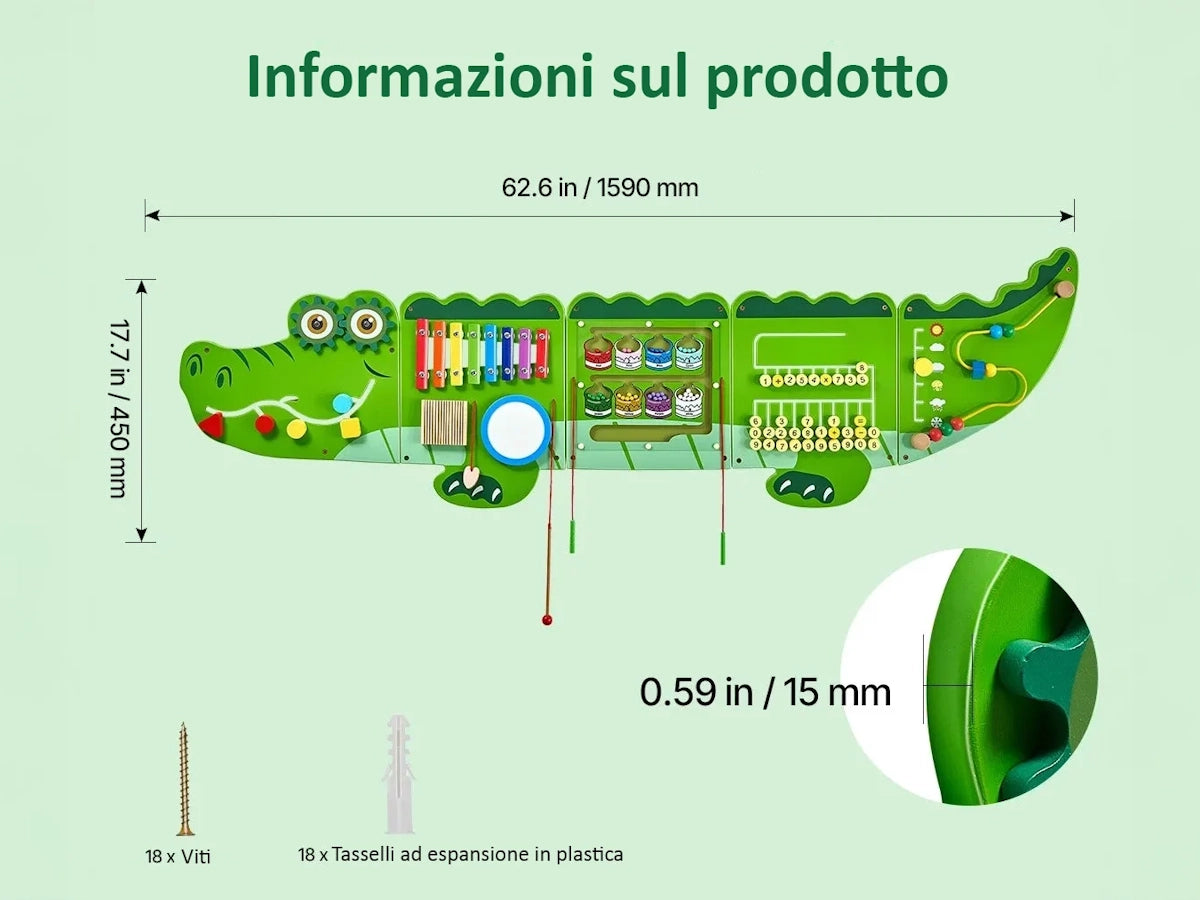 Wall Play Panels Coccodrillo