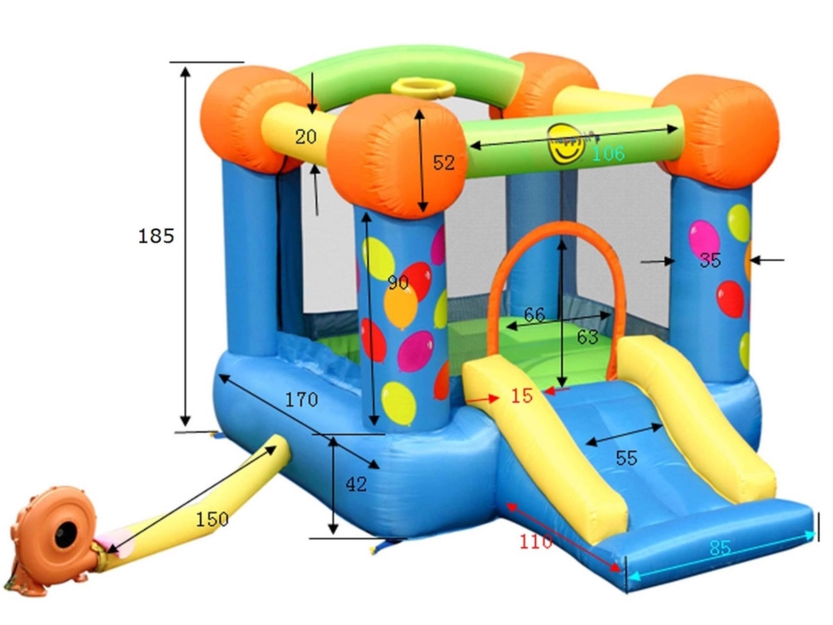 Happy feast bouncer & slide